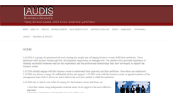 Desktop Screenshot of laudis.co.uk