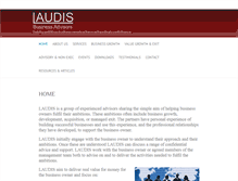 Tablet Screenshot of laudis.co.uk